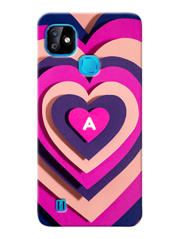 Custom Infinix Smart Hd 2021 Custom Mobile Case with Cute Heart Pattern Design