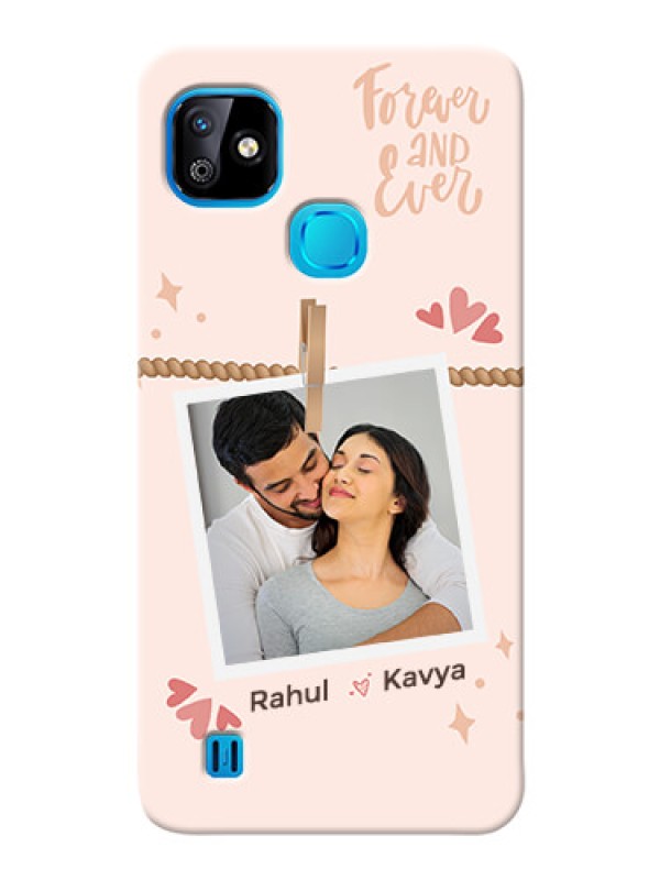 Custom Infinix Smart Hd 2021 Phone Back Covers: Forever and ever love Design