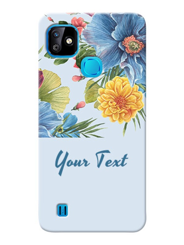 Custom Infinix Smart Hd 2021 Custom Phone Cases: Stunning Watercolored Flowers Painting Design