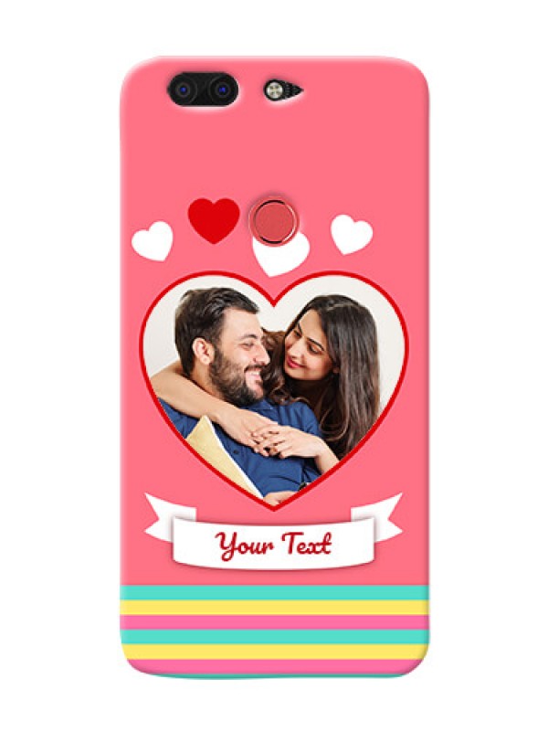 Custom Infinix Zero 5 Personalised mobile covers: Love Doodle Design
