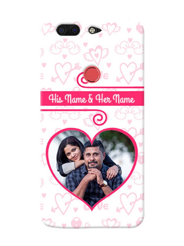 Custom Infinix Zero 5 Personalized Phone Cases: Heart Shape Love Design