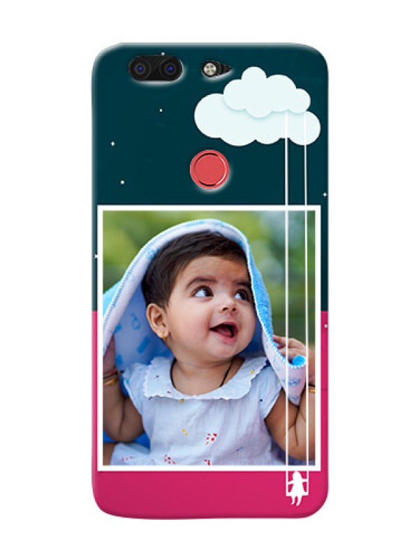 Custom Infinix Zero 5 custom phone covers: Cute Girl with Cloud Design