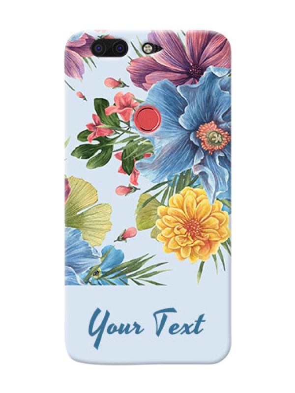 Custom Infinix Zero 5 Custom Phone Cases: Stunning Watercolored Flowers Painting Design