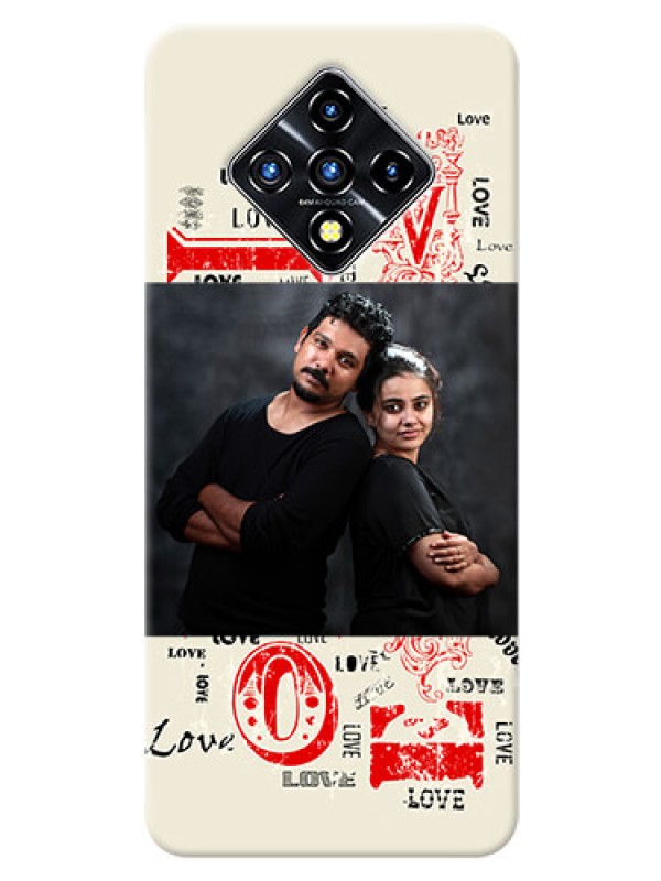 Custom Infinix Zero 8i mobile cases online: Trendy Love Design Case