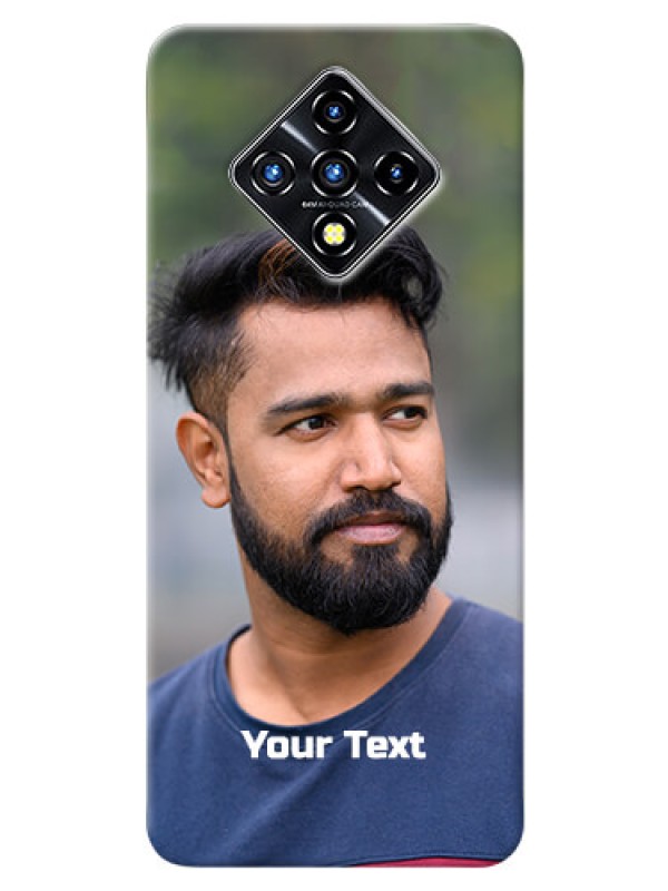 Custom Infinix Zero 8i Mobile Cover: Photo with Text