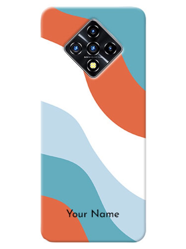 Custom Infinix Zero 8I Mobile Back Covers: coloured Waves Design
