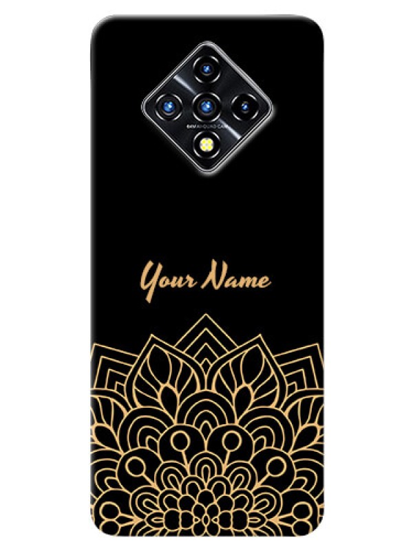 Custom Infinix Zero 8I Back Covers: Golden mandala Design
