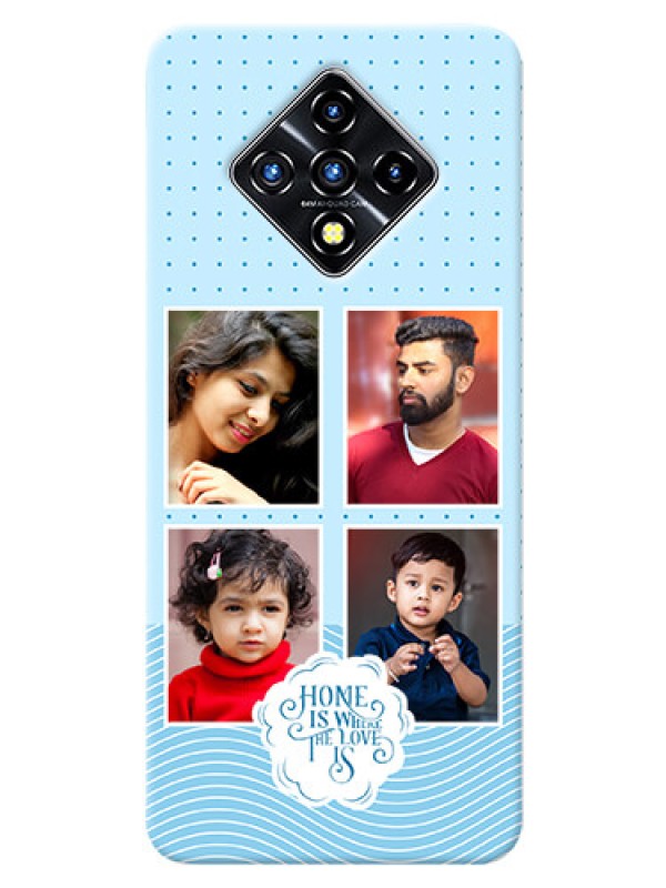 Custom Infinix Zero 8I Custom Phone Covers: Cute love quote with 4 pic upload Design
