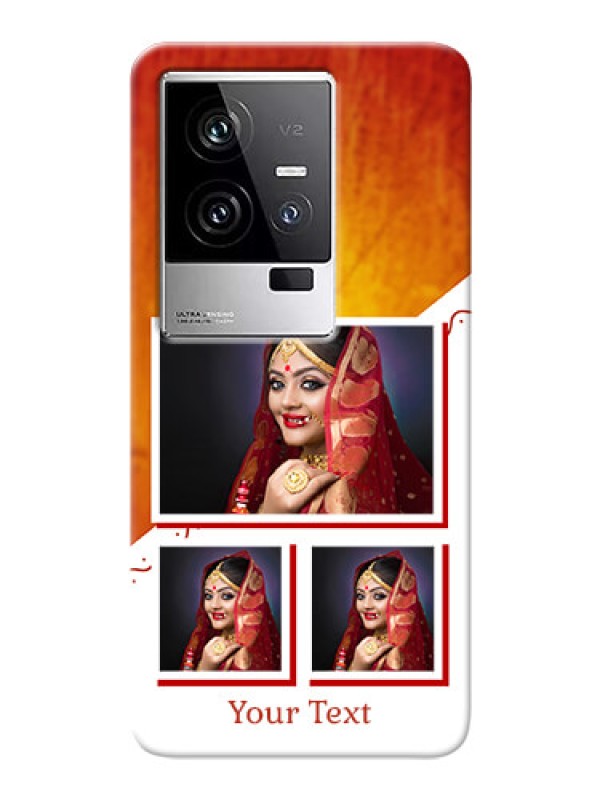 Custom iQOO 11 5G Personalised Phone Cases: Wedding Memories Design 