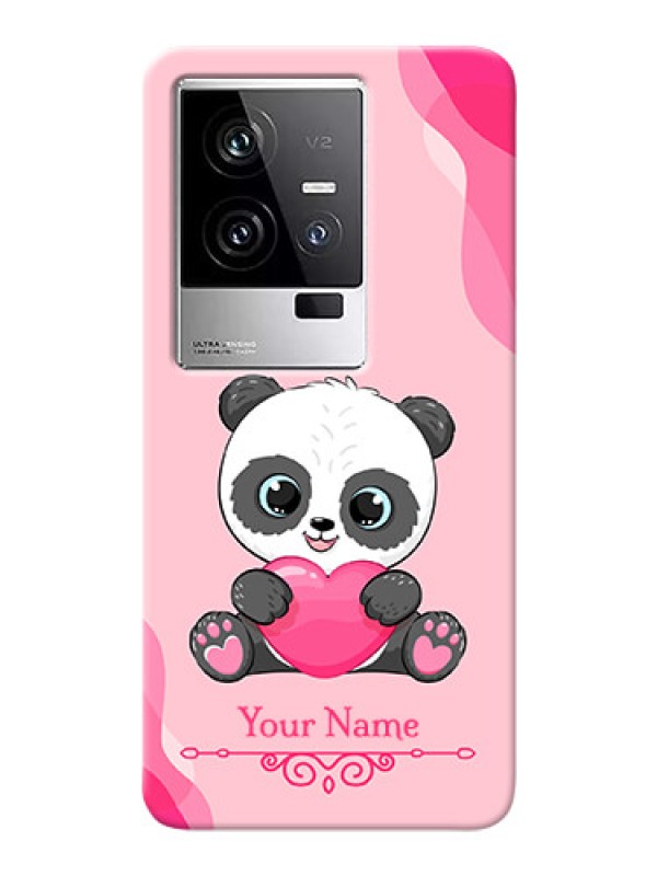 Custom iQOO 11 5G Mobile Back Covers: Cute Panda Design
