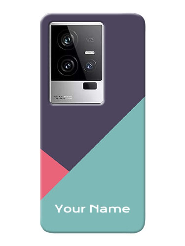 Custom iQOO 11 5G Custom Phone Cases: Tri Color abstract Design