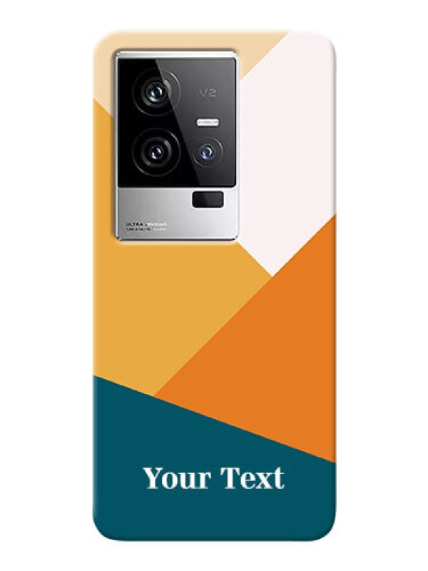 Custom iQOO 11 5G Custom Phone Cases: Stacked Multi-colour Design