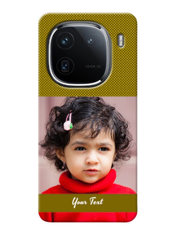 Custom iQOO 12 5G custom mobile back covers: Simple Green Color Design