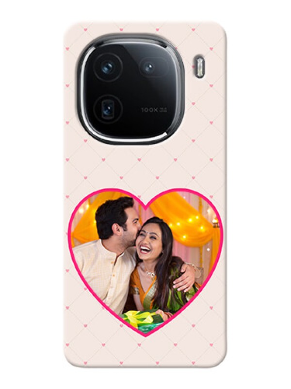 Custom iQOO 12 5G Personalized Mobile Covers: Heart Shape Design