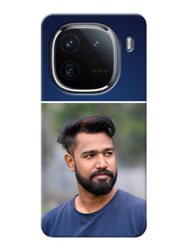 Custom iQOO 12 5G Mobile Cases: Simple Royal Blue Design