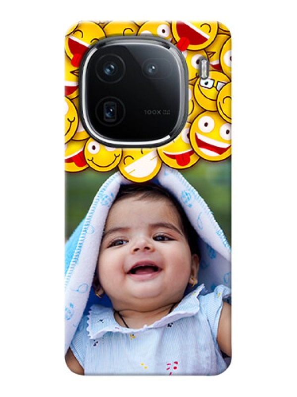 Custom iQOO 12 5G Custom Phone Cases with Smiley Emoji Design