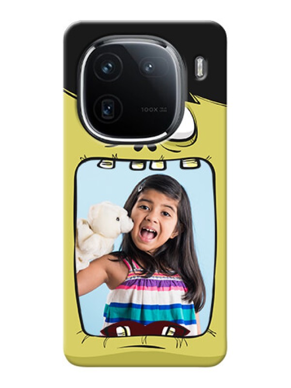 Custom iQOO 12 5G Mobile Covers: Cartoon monster back case Design