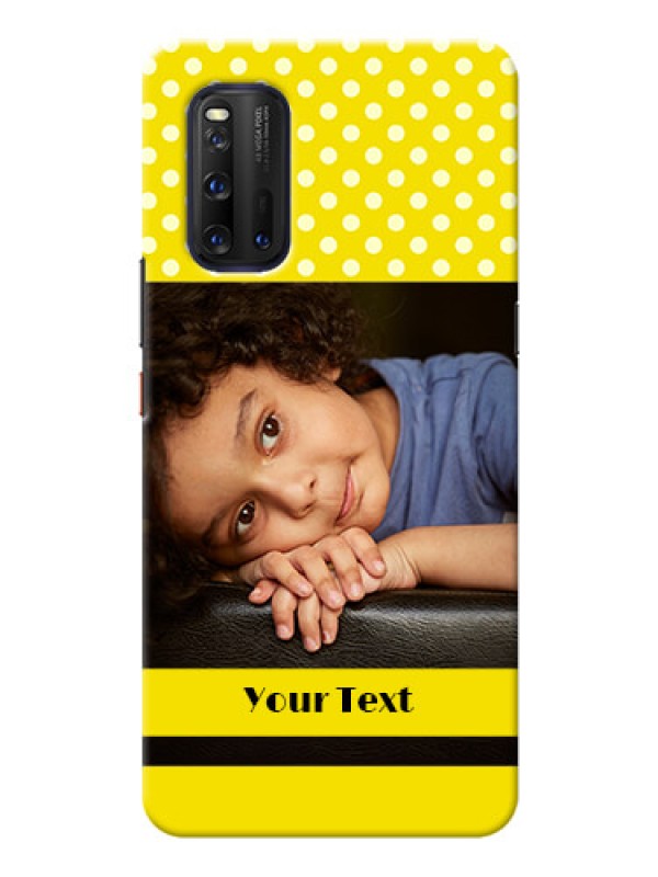 Custom IQOO 3 5G Custom Mobile Covers: Bright Yellow Case Design