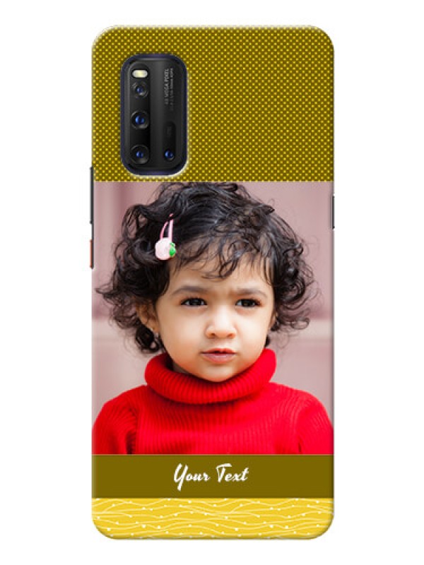 Custom IQOO 3 5G custom mobile back covers: Simple Green Color Design