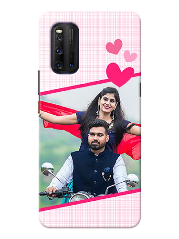 Custom IQOO 3 5G Personalised Phone Cases: Love Shape Heart Design