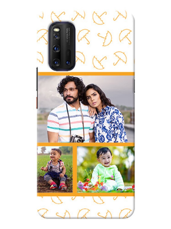 Custom IQOO 3 5G Personalised Phone Cases: Yellow Pattern Design