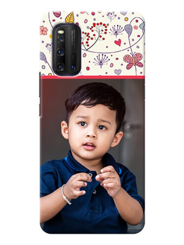 Custom IQOO 3 5G phone back covers: Premium Floral Design
