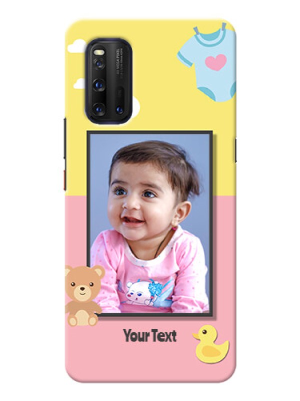 Custom IQOO 3 5G Back Covers: Kids 2 Color Design