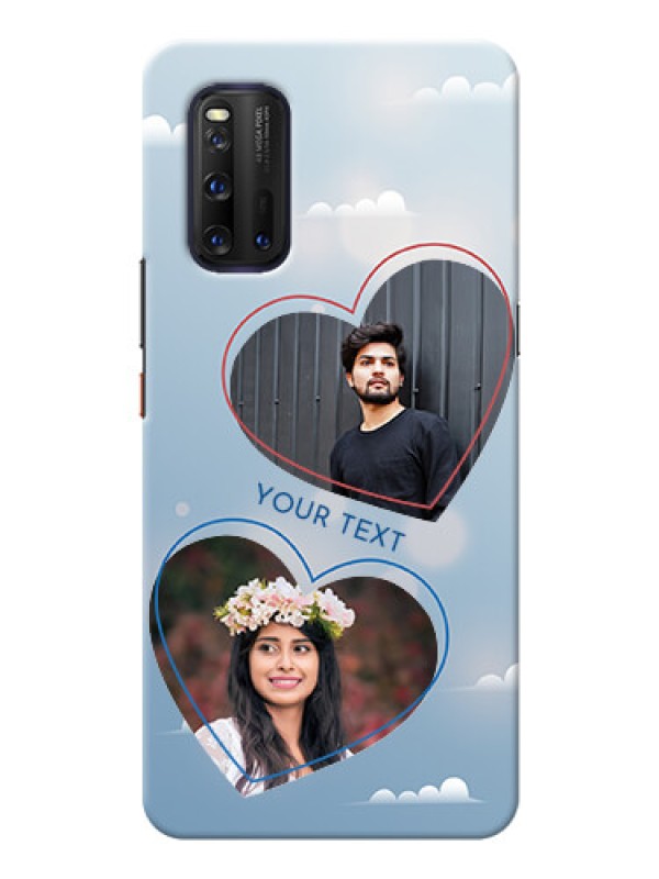 Custom IQOO 3 5G Phone Cases: Blue Color Couple Design 