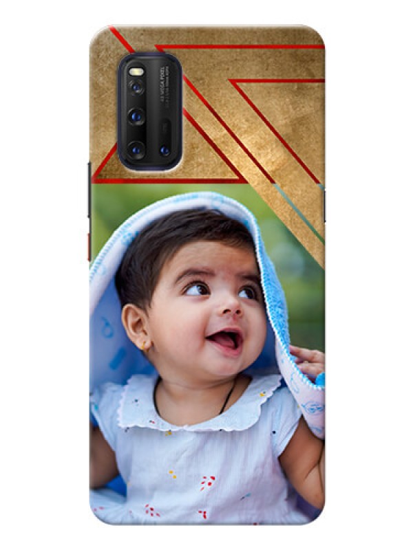 Custom IQOO 3 5G mobile phone cases: Gradient Abstract Texture Design