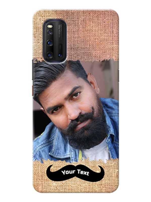 Custom IQOO 3 5G Mobile Back Covers Online with Texture Design