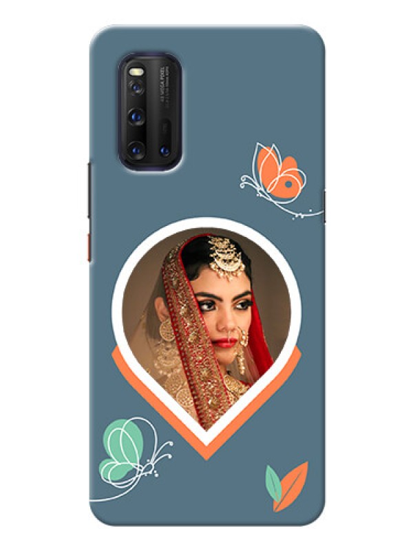 Custom iQOO 3 5G Custom Mobile Case with Droplet Butterflies Design