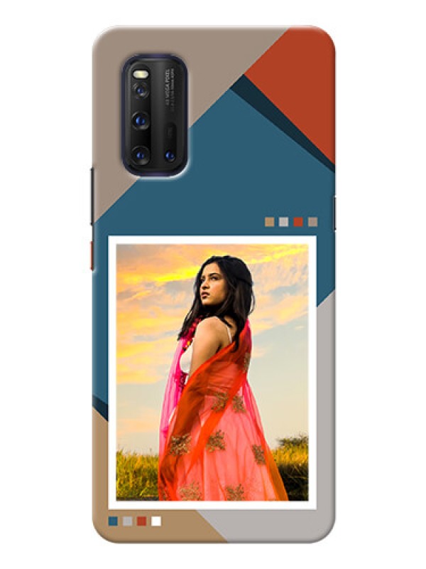 Custom iQOO 3 5G Mobile Back Covers: Retro color pallet Design