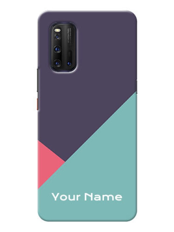 Custom iQOO 3 5G Custom Phone Cases: Tri Color abstract Design