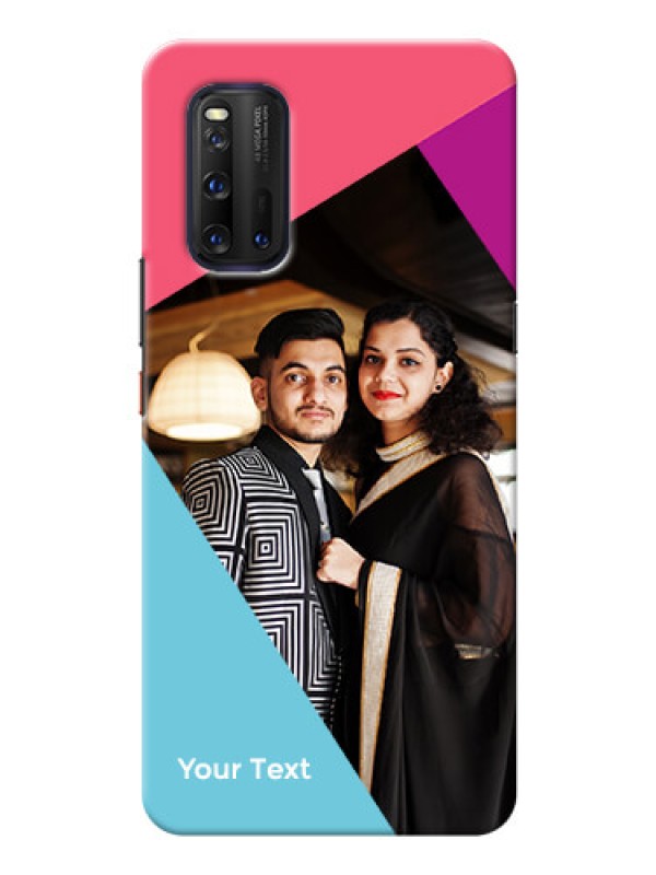 Custom iQOO 3 5G Custom Phone Cases: Stacked Triple colour Design