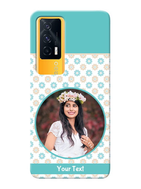 Custom IQOO 7 5G Custom Mobile Back Covers: Beautiful Flowers Design