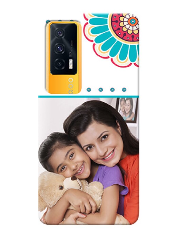 Custom IQOO 7 5G custom mobile phone cases: Flower Design