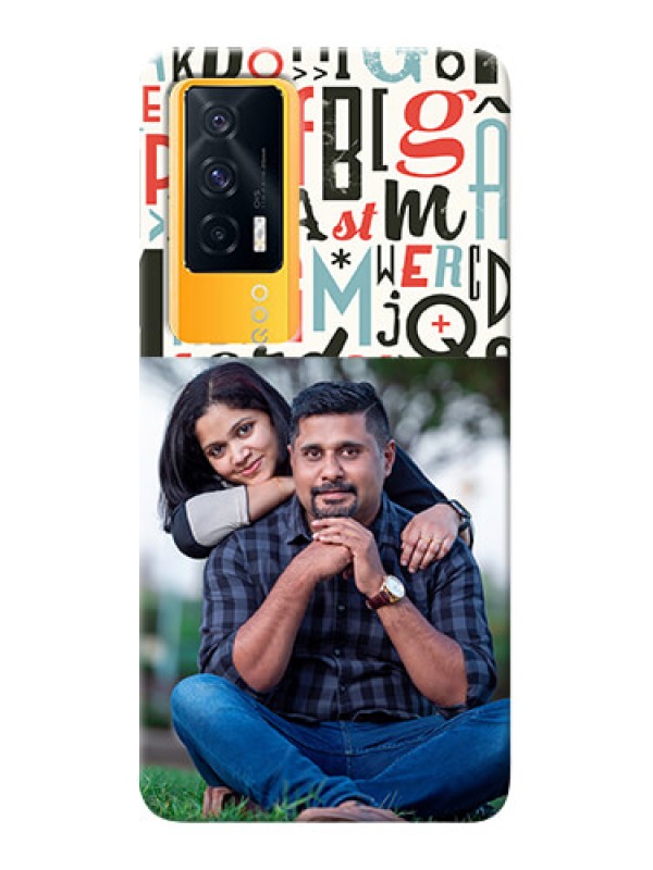 Custom IQOO 7 5G custom mobile phone covers: Alphabet Design