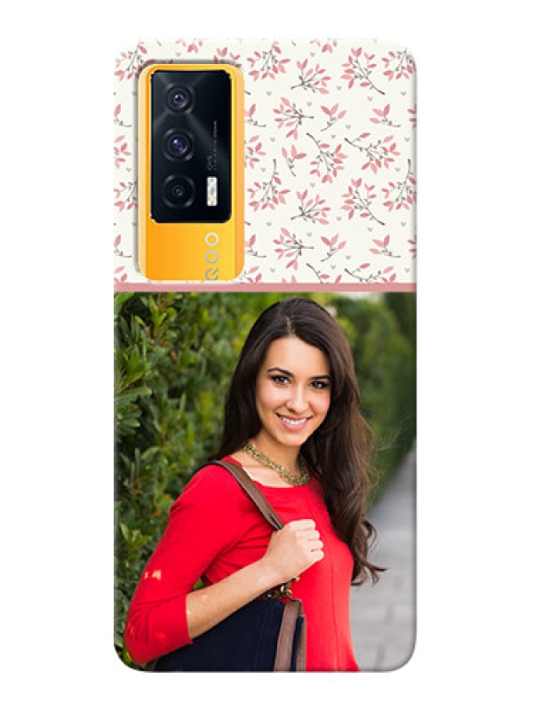 Custom IQOO 7 5G Back Covers: Premium Floral Design