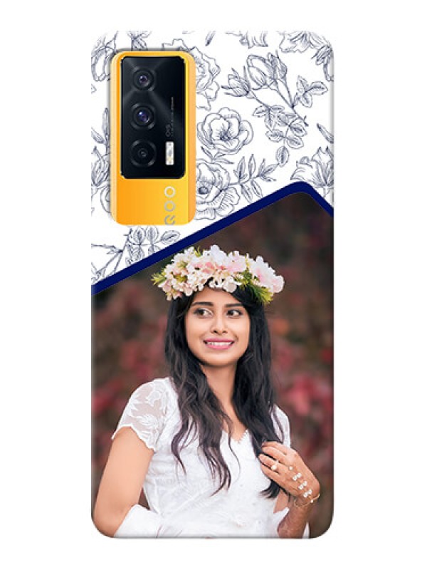 Custom IQOO 7 5G Phone Cases: Premium Floral Design