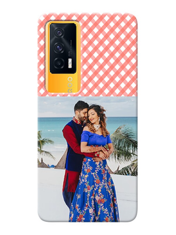 Custom IQOO 7 5G custom mobile cases: Pink Pattern Design