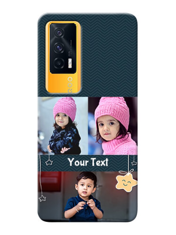 Custom IQOO 7 5G Mobile Back Covers Online: Hanging Stars Design