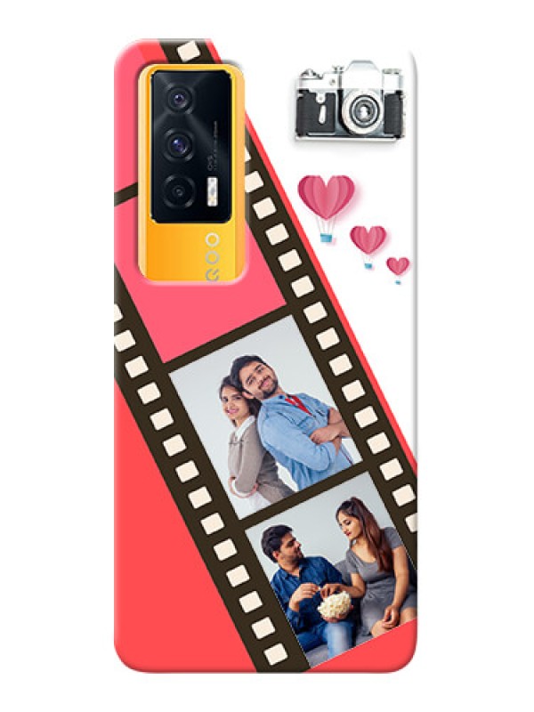 Custom IQOO 7 5G custom phone covers: 3 Image Holder with Film Reel