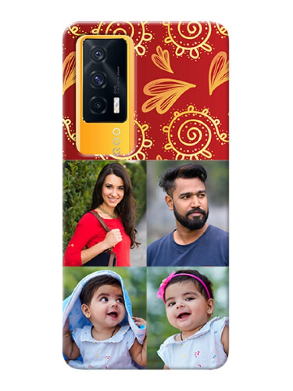 Custom IQOO 7 5G Mobile Phone Cases: 4 Image Traditional Design