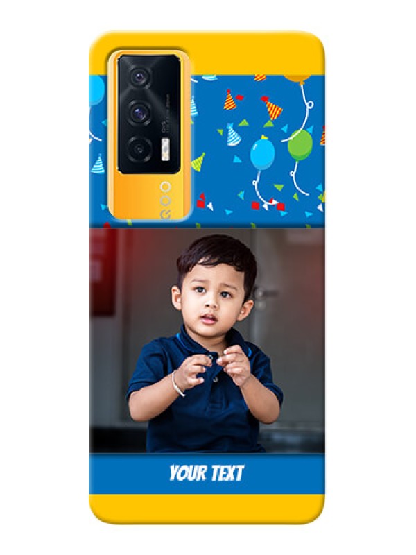 Custom IQOO 7 5G Mobile Back Covers Online: Birthday Wishes Design