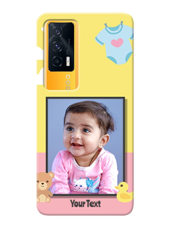 Custom IQOO 7 5G Back Covers: Kids 2 Color Design