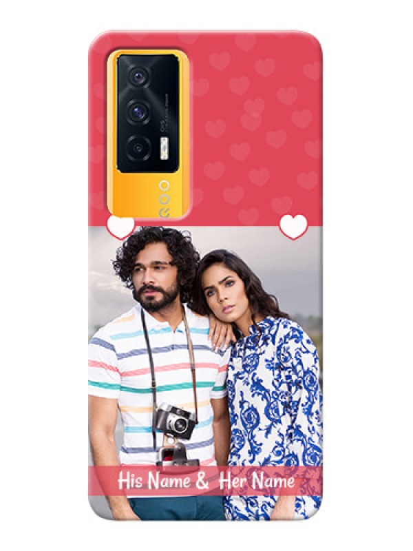 Custom IQOO 7 5G Mobile Cases: Simple Love Design