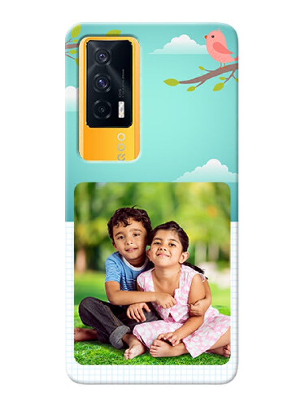 Custom IQOO 7 5G phone cases online: Doodle love Design