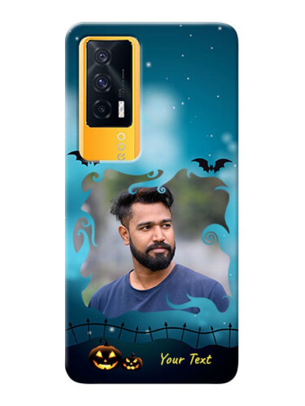 Custom IQOO 7 5G Personalised Phone Cases: Halloween frame design