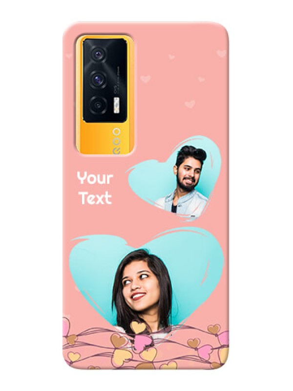 Custom IQOO 7 5G customized phone cases: Love Doodle Design