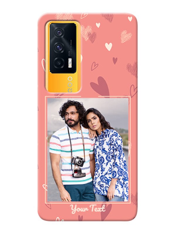 Custom IQOO 7 5G custom mobile phone cases: love doodle art Design